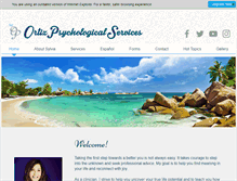 Tablet Screenshot of ortizpsychological.com